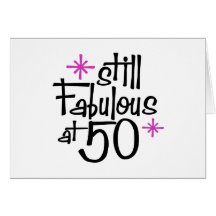 50. Geburtstag Grußkarte