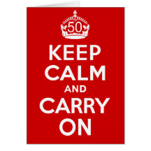50. Geburtstag Grußkarte