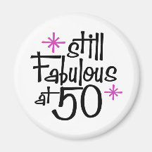 50. Geburtstag Magnete