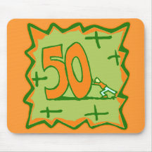 50. Geburtstag Mousepad