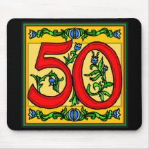 50. Geburtstag Mousepad