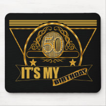 50. Geburtstag Mousepad