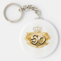 50. Geburtstag oder Jahrestag Schlüsselbänder