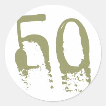 50. Geburtstag Sticker