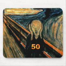 50. Geburtstags-Geschenke, der Schrei 50! Mauspad