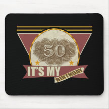 50. Geburtstags-Geschenke Mousepad