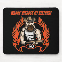 50. Geburtstags-Geschenke Mousepads