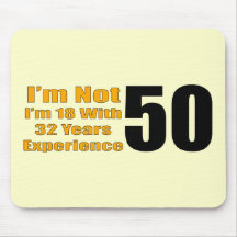 50. Geburtstags-Geschenke Mousepads