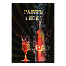 50. Geburtstags-Party Einladung