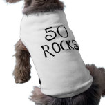 50. Geburtstagsgeschenke, 50 FELSEN Haustier T-shirt