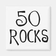 50. Geburtstagsgeschenke, 50 FELSEN Magnete