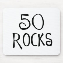 50. Geburtstagsgeschenke, 50 FELSEN Mauspad