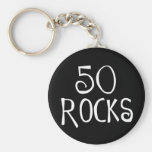 50. Geburtstagsgeschenke, 50 FELSEN Schlüsselanhänger