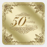 50. Hochzeitstag-Aufkleber
