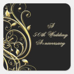 50. Hochzeitstag-Aufkleber