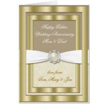 50. Hochzeitstag-Gruß-Karte