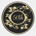 50. Hochzeitstag-oder Geburtstags-Aufkleber