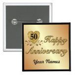 50. Jahrestag - Gold Button
