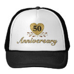 50. Jahrestag - Gold Netz Caps