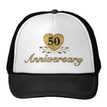 50. Jahrestag - Gold kappen