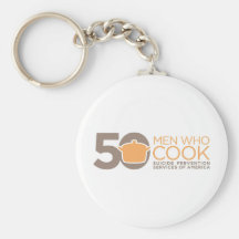 50 Männer, die Logo-Kleid kochen Schlüsselbänder