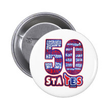 50 STATES USA BOTÓN