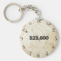 525.600 Minuten Schlüsselanhänger