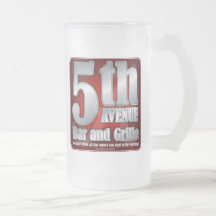 5. Alleen-Bar und Grill-Bier-Becher Tee Tassen