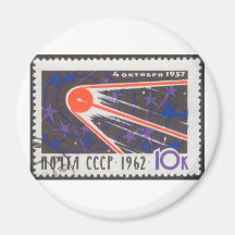 5. Jahrestag 1962 Sputnik 1 Kühlschrankmagnet