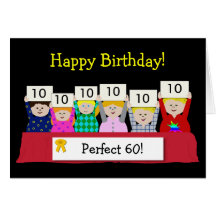 60. Geburtstag kundengerecht Grußkarten