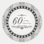 60. Hochzeitstag-Aufkleber