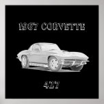 67 Vette 427 Posterdruck