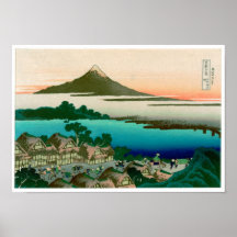 6 Ansichten vom Fujisan, Hokusai feines Vintages Posterdruck
