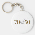 70 ist die neuen 50 schlüsselanhänger