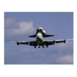 747 und Shuttle ankommend, Ottawainternational-Luf Postkarte