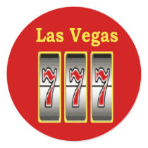 777 LAS VEGAS-AUFKLEBER