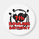 7. Bowlings-Geburtstag Kühlschrankmagnete