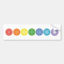 7 Chakras Autoaufkleber