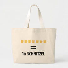 7 Totenbahre gleich 1 Schnitzel Leinentasche