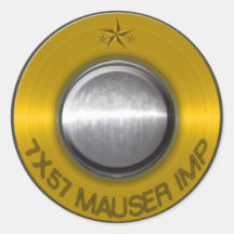 7X57 MAUSER IMP AUFKLEBER