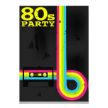 80er-Party Individuelle Ankündigung