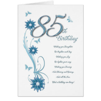 85 Geburtstag Karten, 85 Geburtstag Grußkarten Designs und Einladungskarten
