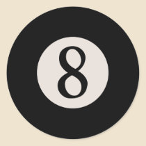 8-Ball 8 aufkleber
