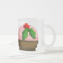 8 Bit Cupcake Mug