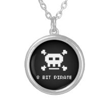 8 Bit-Pirat Halsketten