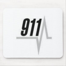 911 EKG Streifen Mousepad