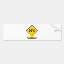 99% besetzen auto aufkleber