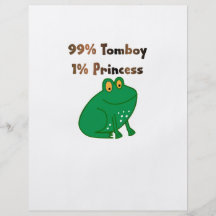 99% Wildfang und 1% Prinzessin Individuelle Flyer