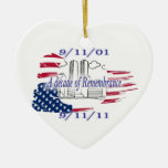 9-11 10. Jahrestag Gedenk Weihnachtsornament