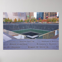 9-11 Bodennullpunkt-Denkmal Plakate